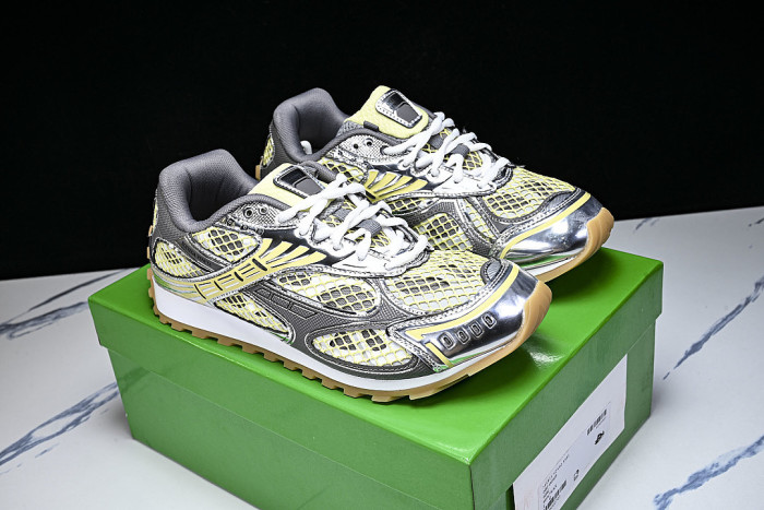 ORBIT LOW TOP CASUAL RUNNING SHOES FOR MEN AND WOMEN LIGHT YELLOW/GREY