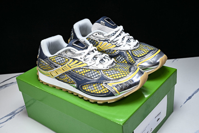 ORBIT LOW TOP CASUAL RUNNING SHOES FOR MEN AND WOMEN NAVY BLUE/YELLOW