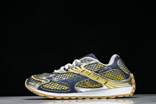 ORBIT LOW TOP CASUAL RUNNING SHOES FOR MEN AND WOMEN NAVY BLUE/YELLOW