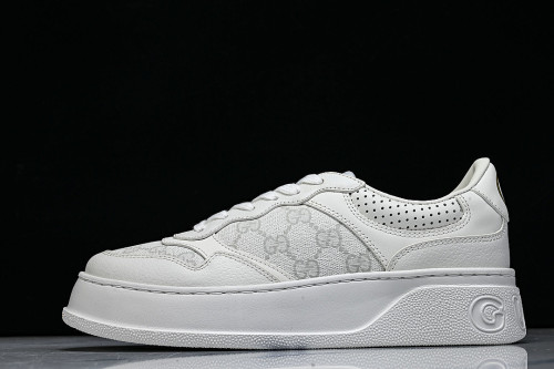 CHUNKY B THICK SOLED CASUAL SNEAKERS WITH EMBOSSED CARAMEL COLORED COOKIES LIGHT GRAY/GREY