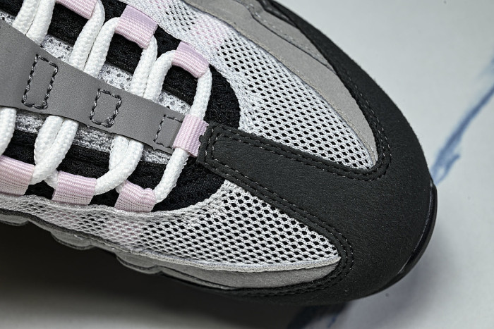 HJ5996-001 AIR MAX 95 OG BLACK/PINK FOAM/WHITE/REFLECTIVE SILVER