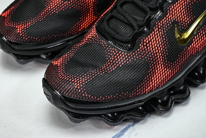 IQ7634-002 AIR LIQUID MAX AIR CUSHIONED RUNNING SHOES RED/BLACK