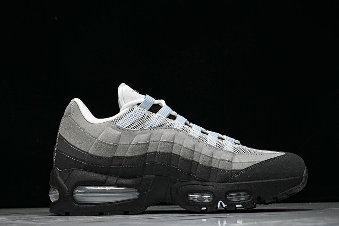 HJ5996-002 AIR MAX 95 ANTI SLIP AIR CUSHIONED RUNNING SHOES ICE BLUE/LIGHT GRAY/BLACK