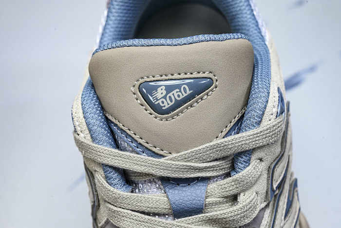 U90601RJ RETRO CASUAL SPORTS RUNNING SHOES ZINC BLUE/SEA SALT