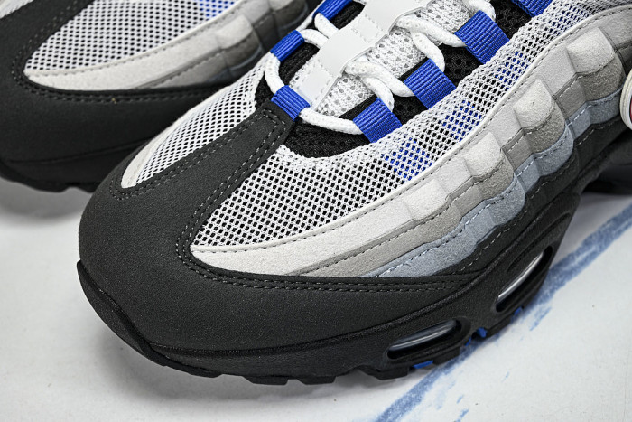 IM5987-010 AIR MAX 95 ANTI SLIP AIR CUSHIONED RUNNING SHOES KLEIN BLUE/LIGHT GRAY/BLACK