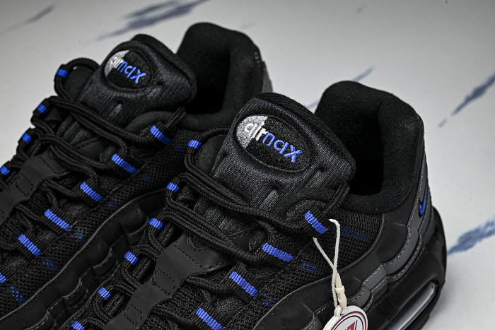 IM7410-100 AIR MAX 95 ANTI SLIP AIR CUSHIONED RUNNING SHOES KLEIN BLUE/BLACK