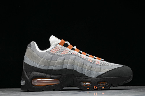 HM4740-101 AIR MAX 95 ANTI SLIP AIR CUSHIONED RUNNING SHOES ORANGE/LIGHT GRAY/BLACK