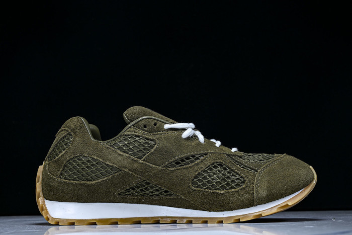 ORBIT LOW TOP CASUAL RUNNING SHOES FOR MEN AND WOMEN ARMY GREEN/DARK GREEN