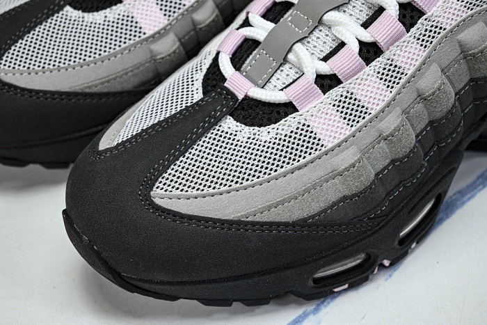 HJ5996-001 AIR MAX 95 ANTI SLIP AIR CUSHIONED RUNNING SHOES LIGHT PINK/LIGHT GRAY/BLACK