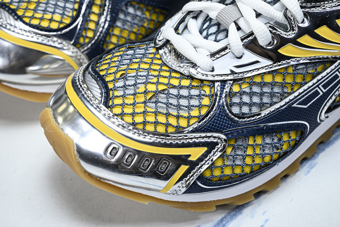 ORBIT LOW TOP CASUAL RUNNING SHOES FOR MEN AND WOMEN NAVY BLUE/YELLOW