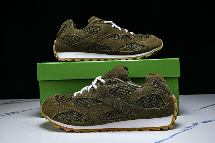 ORBIT LOW TOP CASUAL RUNNING SHOES FOR MEN AND WOMEN ARMY GREEN/DARK GREEN