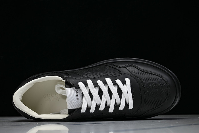 CHUNKY B THICK SOLED CASUAL SNEAKERS WITH EMBOSSED CARAMEL COLORED COOKIES BLACK/INKINESS