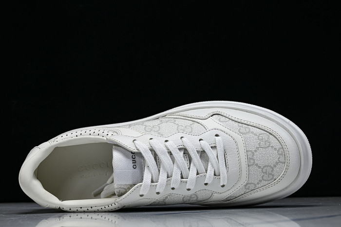 CHUNKY B THICK SOLED CASUAL SNEAKERS WITH EMBOSSED CARAMEL COLORED COOKIES LIGHT GRAY/GREY