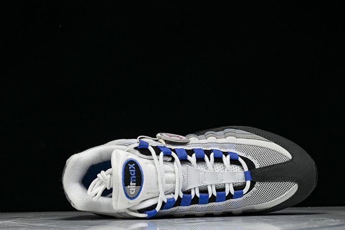 IM5987-010 AIR MAX 95 ANTI SLIP AIR CUSHIONED RUNNING SHOES KLEIN BLUE/LIGHT GRAY/BLACK
