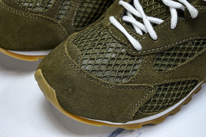 ORBIT LOW TOP CASUAL RUNNING SHOES FOR MEN AND WOMEN ARMY GREEN/DARK GREEN