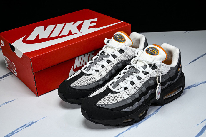 IM5988-010 AIR MAX 95 ANTI SLIP AIR CUSHIONED RUNNING SHOES WHITE/LIGHT GRAY/BLACK