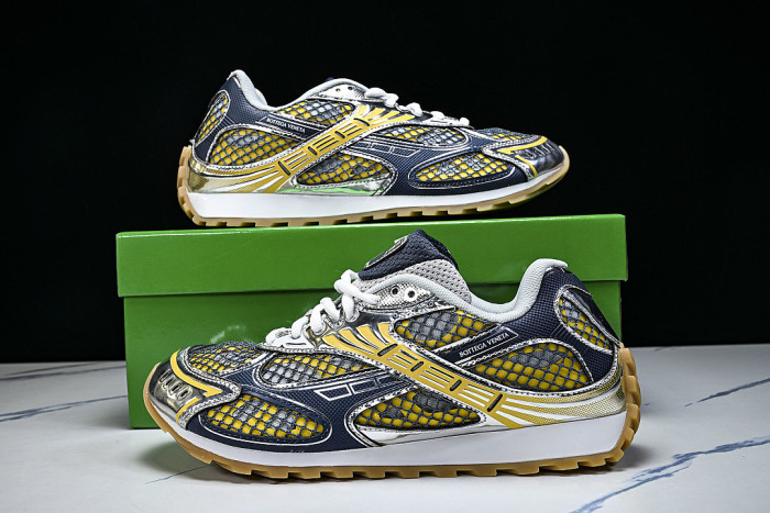 ORBIT LOW TOP CASUAL RUNNING SHOES FOR MEN AND WOMEN NAVY BLUE/YELLOW