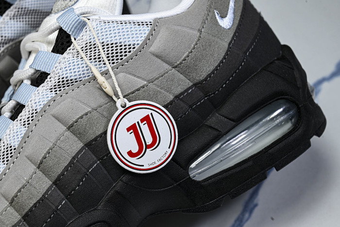HJ5996-002 AIR MAX 95 ANTI SLIP AIR CUSHIONED RUNNING SHOES ICE BLUE/LIGHT GRAY/BLACK