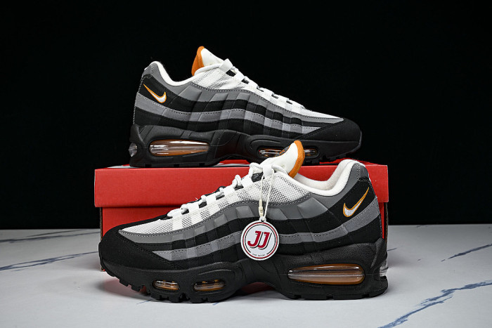 IM5988-010 AIR MAX 95 ANTI SLIP AIR CUSHIONED RUNNING SHOES WHITE/LIGHT GRAY/BLACK