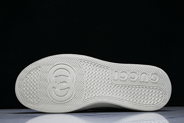 CHUNKY B THICK SOLED CASUAL SNEAKERS WITH EMBOSSED CARAMEL COLORED COOKIES COFFEE/GREY