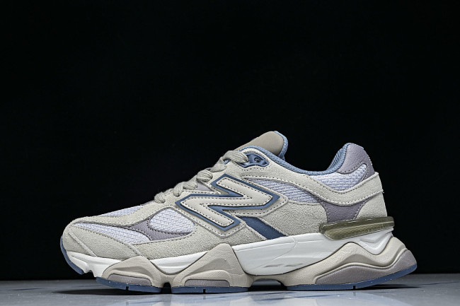 U90601RJ RETRO CASUAL SPORTS RUNNING SHOES ZINC BLUE/SEA SALT