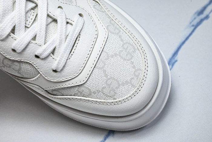 CHUNKY B THICK SOLED CASUAL SNEAKERS WITH EMBOSSED CARAMEL COLORED COOKIES LIGHT GRAY/GREY