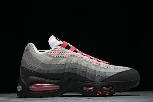 IM7410-001 AIR MAX 95 ANTI SLIP AIR CUSHIONED RUNNING SHOES RED/LIGHT GRAY/BLACK