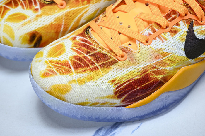 IO6259-800 KOBE 8 PROTRO SHANGHAI FIREWORKS ORANGE/LIGHT ORANGE