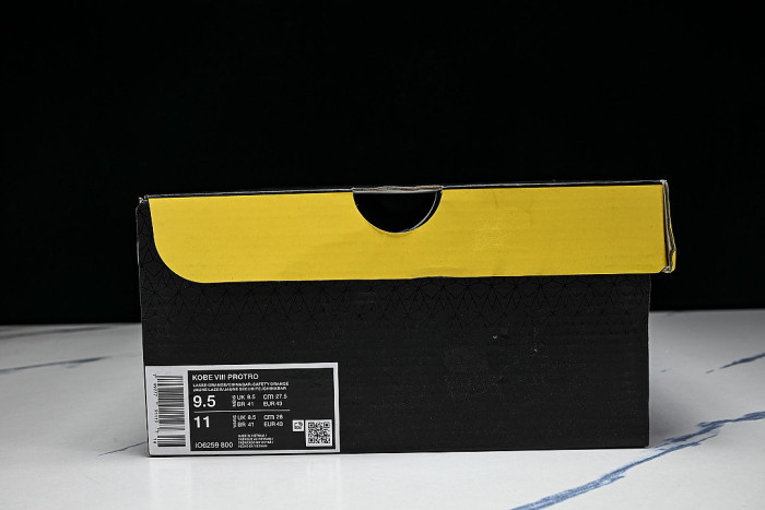 IO6259-800 KOBE 8 PROTRO SHANGHAI FIREWORKS ORANGE/LIGHT ORANGE