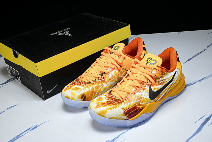 IO6259-800 KOBE 8 PROTRO SHANGHAI FIREWORKS ORANGE/LIGHT ORANGE