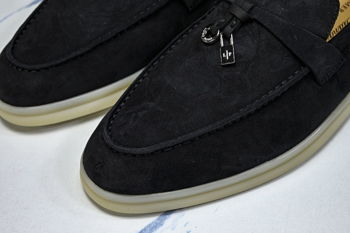 WOMEN'S CASUAL FLAT LOAFERS 26 NEW STYLE BLACK/INKINESS