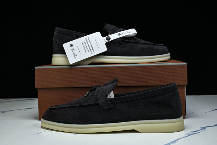 WOMEN'S CASUAL FLAT LOAFERS 26 NEW STYLE BLACK/INKINESS