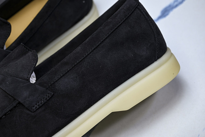 WOMEN'S CASUAL FLAT LOAFERS 26 NEW STYLE BLACK/INKINESS