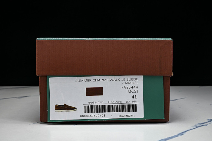 LORO PIANA CASUAL FLAT LOAFERS 2026 NEW STYLE BROWN/CHOCOLATE