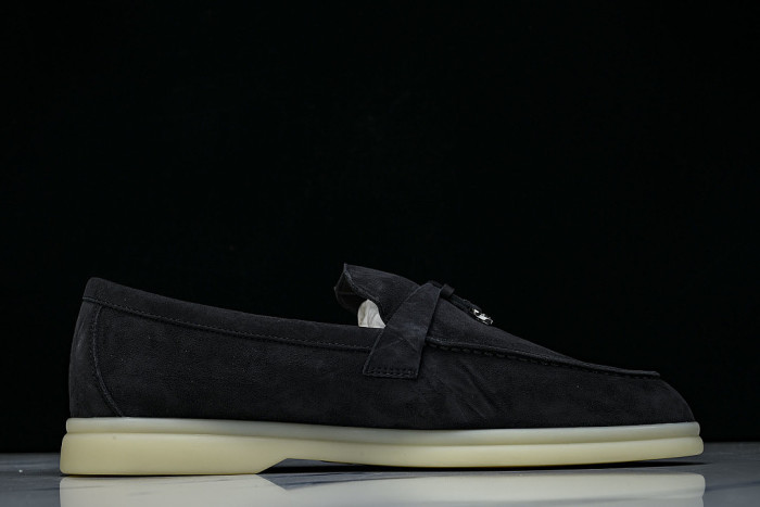 WOMEN'S CASUAL FLAT LOAFERS 26 NEW STYLE BLACK/INKINESS