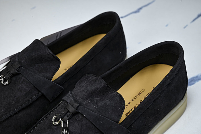 WOMEN'S CASUAL FLAT LOAFERS 26 NEW STYLE BLACK/INKINESS