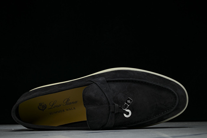 WOMEN'S CASUAL FLAT LOAFERS 26 NEW STYLE BLACK/INKINESS