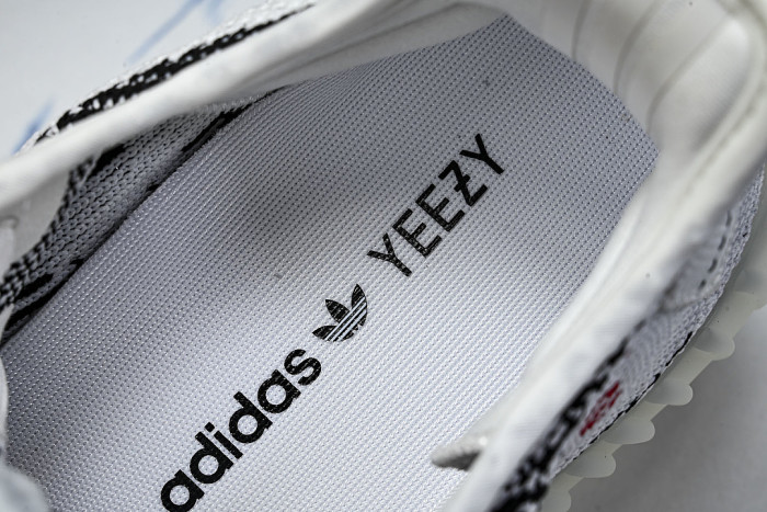 CP9654 YEEZY BOOST 350 V2 WHITE/CORE BLACK/RED