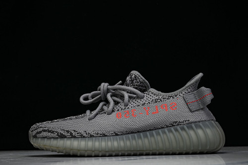 AH2203 YEEZY BOOST 350 V2 GREY/BOLD ORANGE/DARK SOLID GREY