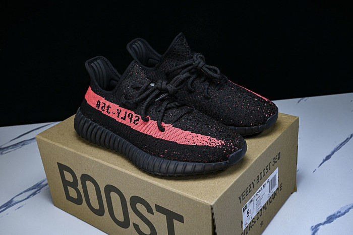 BY9612 YEEZY BOOST 350 V2 CORE BLACK/RED/CORE BLACK