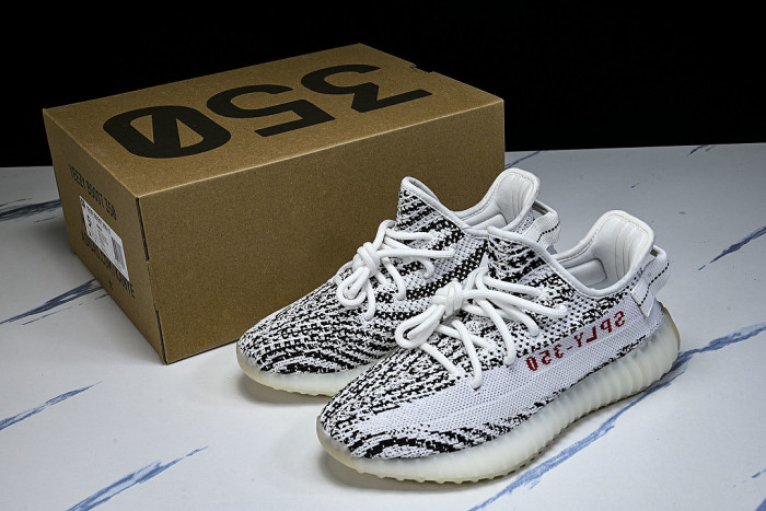 CP9654 YEEZY BOOST 350 V2 WHITE/CORE BLACK/RED