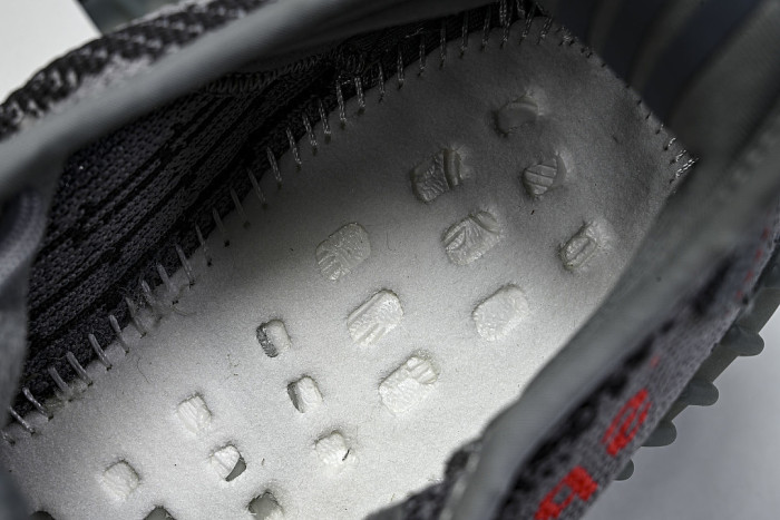 AH2203 YEEZY BOOST 350 V2 GREY/BOLD ORANGE/DARK SOLID GREY