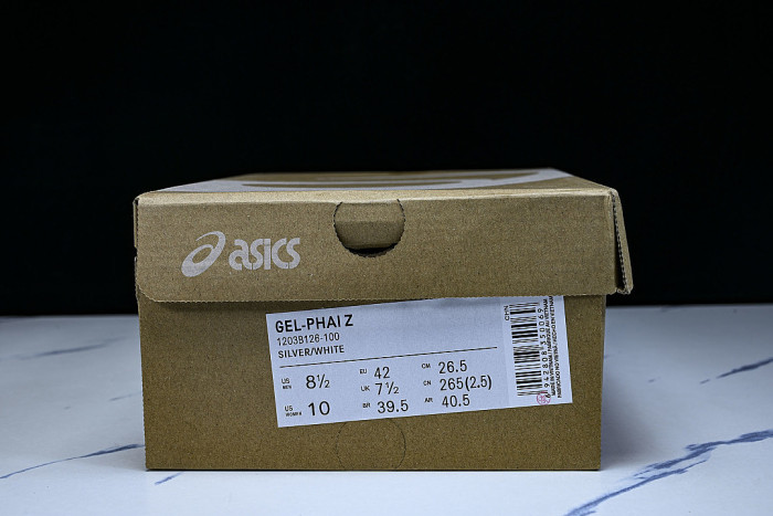 1203B126-100 GEL-PHAI Z LEISURE LIFESTYLE SHOES BEIGE/SILVER
