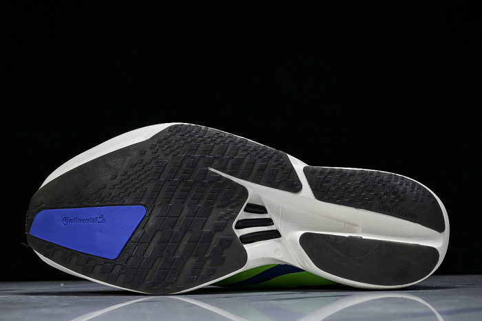 JP9271 ADIZERO ADIOS 4 M LOW-TOP RUNNING SHOES BLUE/GREEN