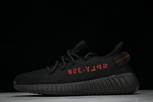 CP9652 YEEZY BOOST 350 V2 CORE BLACK/CORE BLACK/RED