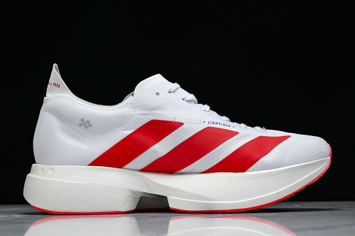 KZ9020 ADIZERO ADIOS PRO 4 FOOTWEAR WHITE/LUCID RED/SHOCK PURPLE