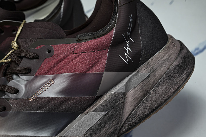 KI7791 Y-3 ADIOS PRO 4 NIGHT RED/WARM CLAY/ACTIVE MAROON