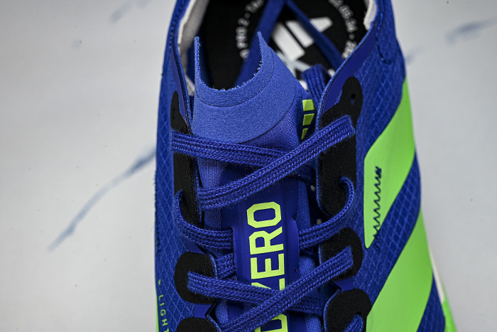 JP9271 ADIZERO ADIOS 4 M LOW-TOP RUNNING SHOES BLUE/GREEN