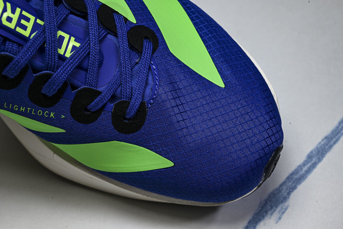 JP9271 ADIZERO ADIOS 4 M LOW-TOP RUNNING SHOES BLUE/GREEN
