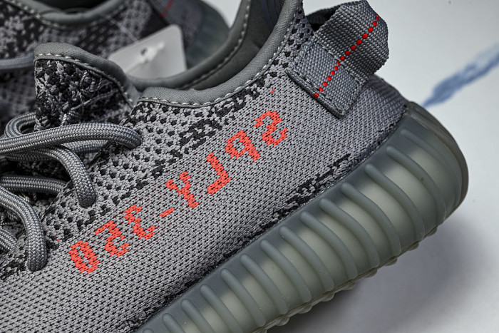 AH2203 YEEZY BOOST 350 V2 GREY/BOLD ORANGE/DARK SOLID GREY